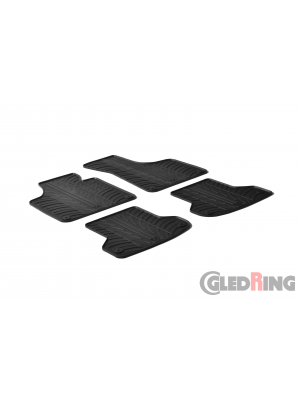 Original Gledring Passform Fußmatten Gummimatten 4 Tlg.+Fixing - Audi A3 2003-2011